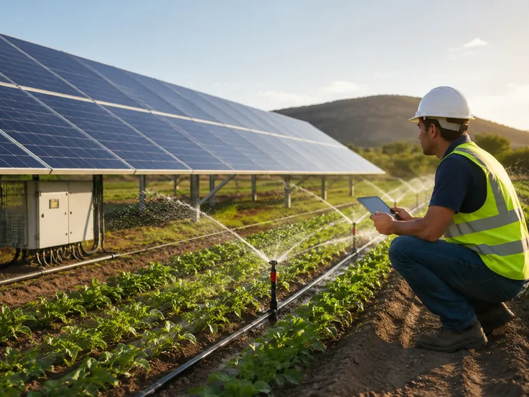 Sistemas solares e rega